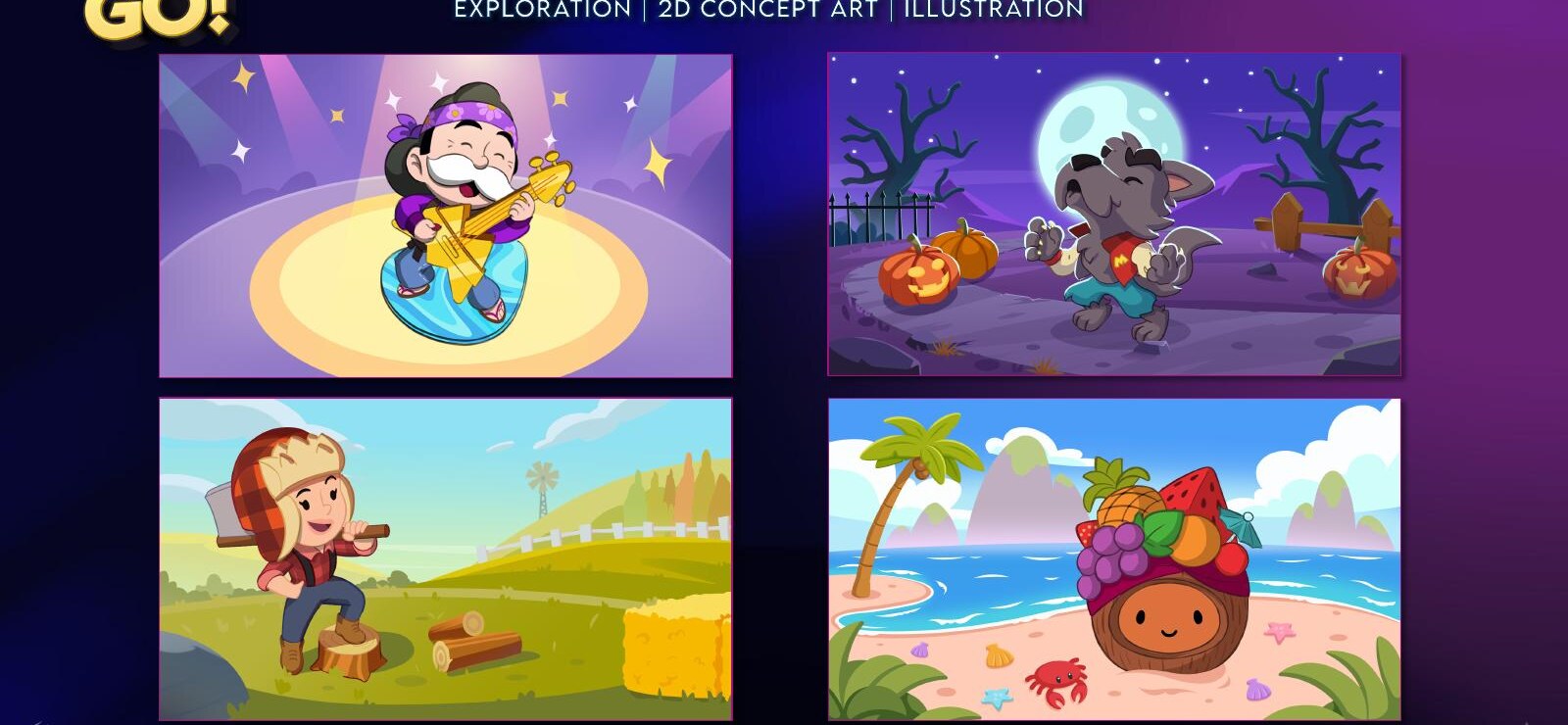 2D Concept Art illustration